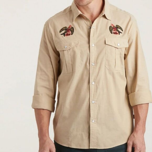 Howler Brothers Other - Howler Brothers Western Gaucho Snapshirt Frigates XXL